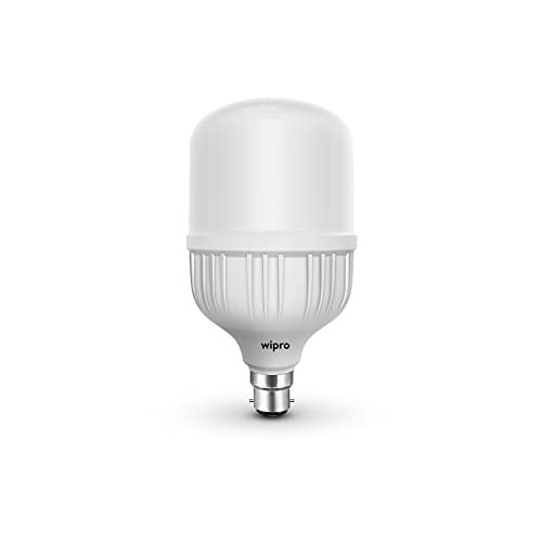 wipro Garnet 50W LED Bulb for Home & Office |Cool Day White (6500K) | B22 Base|220 degree Light coverage |4Kv Surge Protection |400V High Voltage Protection |Energy Efficient | Pack of 1 - Image 2
