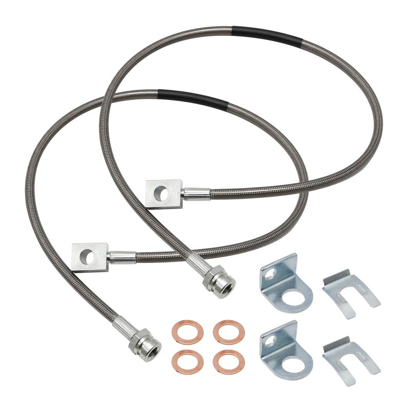 UOIENRT 89702 Brake Line 26 Replacement for Jeep Wrangler TJ 9706 4WD TJ Unlimited 0406 4WD YJ 8795 4WD Replacement for Jeep Cherokee XJ 8401 4WD2WD - Image 2