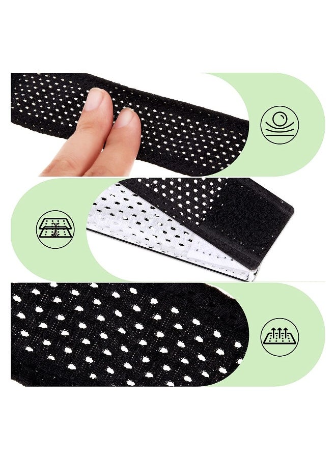 Generic 4 Pairs Jersey Sleeve Bands Sleeve Holders Soccer Softball Sleeve Ties with Hook and Loop Fasteners Sleeve Straps for Shirts Scrunchies for T Shirts  - Image 3