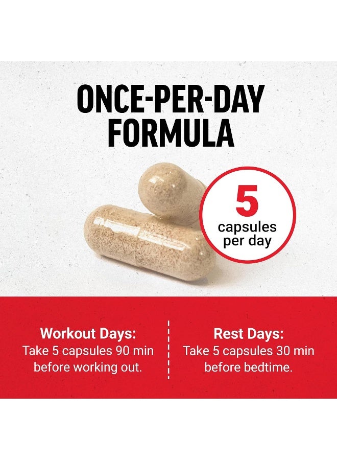 Force Factor Prime Hgh Secretion Activator, Hgh Supplement For Men With Clinically Studied Alphasize To Help Trigger Hgh Production, Increase Workout Force, And Improve Performance, 75 Capsules - Image 5