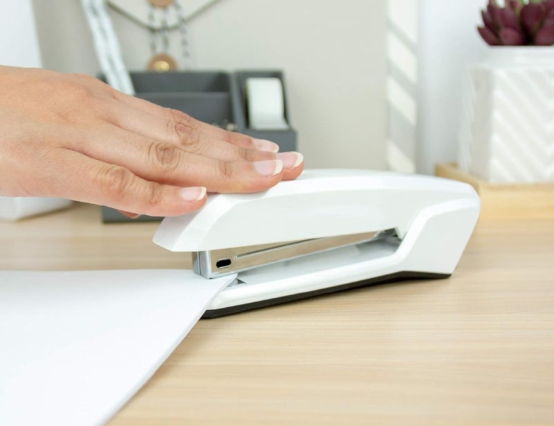 Bostitch Office B210R-WHT Ascend 3 in 1 Stapler with Integrated Remover & Staple Storage, White - Image 2