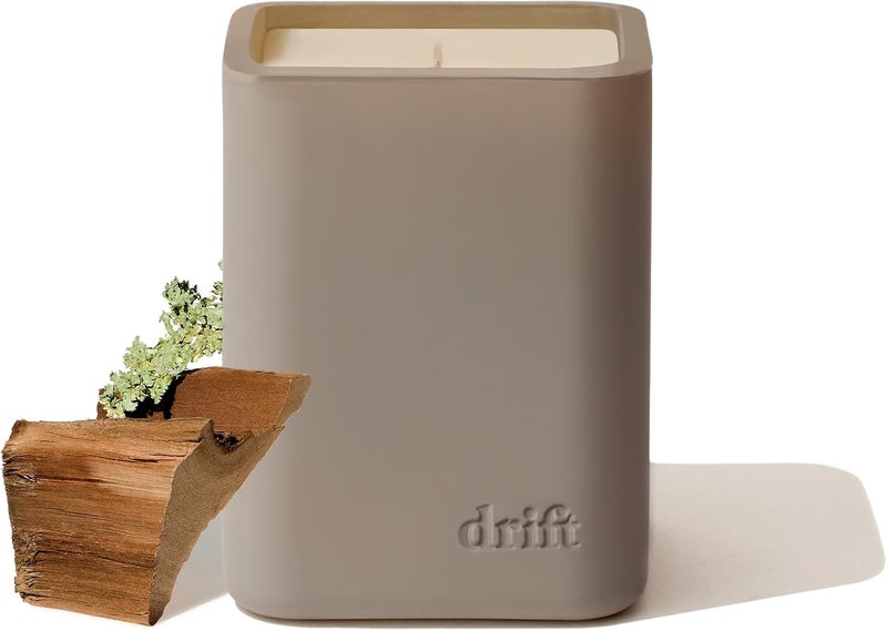 Drift Teak Scented Candle - Clean Oil Candle - Premium Candle - Home Decor - Fragrance Oil Candle - 60 Day Burn Time - 10.5 oz