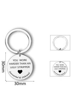 Goolsky Funny Keychains for Coworker, Employee and Friends, Office Key Ring, Farewell, Appreciation Gift, Going Away, Leaving  - Image 2