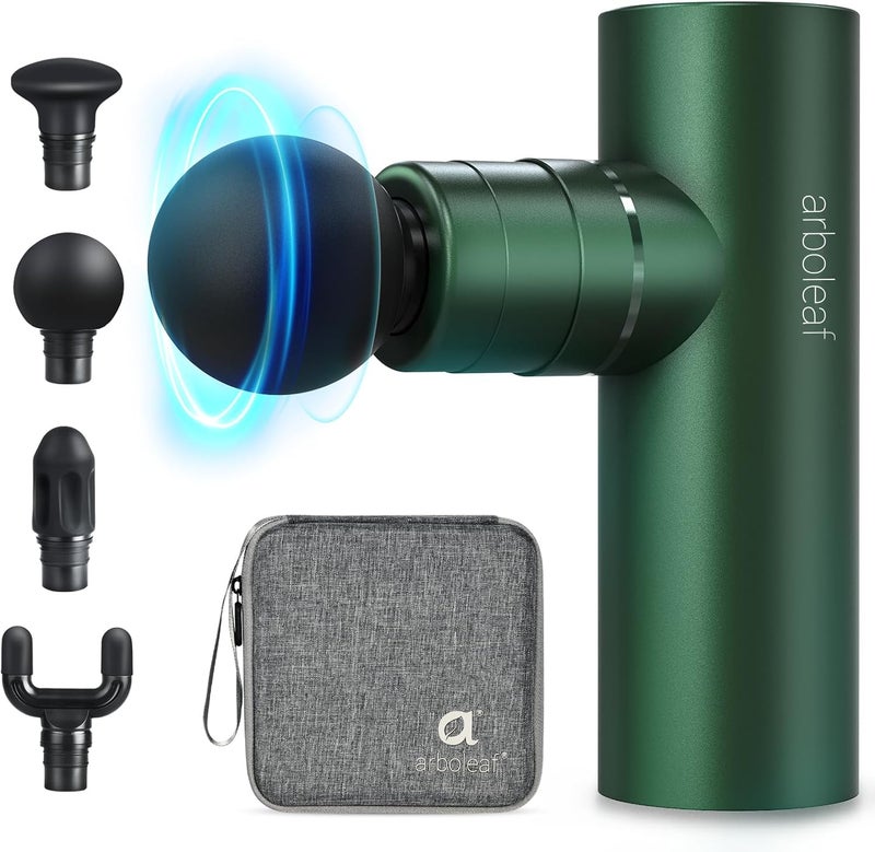 arboleaf Massage Gun Deep Tissue FullMetal Electric Portable Hand Held Massager Gun for Back Body Sore Muscles Pain Relief Gifts Office Home Athletes - Image 1