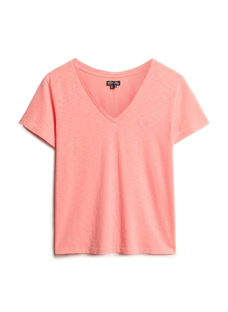 Superdry Studios Slub Emb Vee Tee