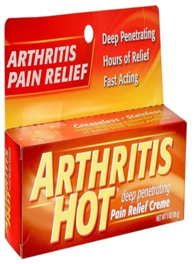 CHATTEM Arthritis Hot Pain Relief Creme 3 oz (Pack of 2) - Image 2