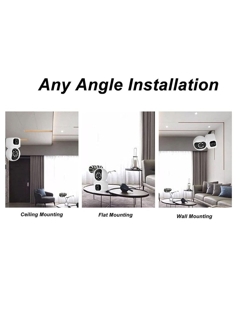 Generic - 2MP Monitor Camera, Wireless Network Camera 100‑240V Dual Way Real Time Alarm Noise Reduction Microphone for Supermarket - Image 1