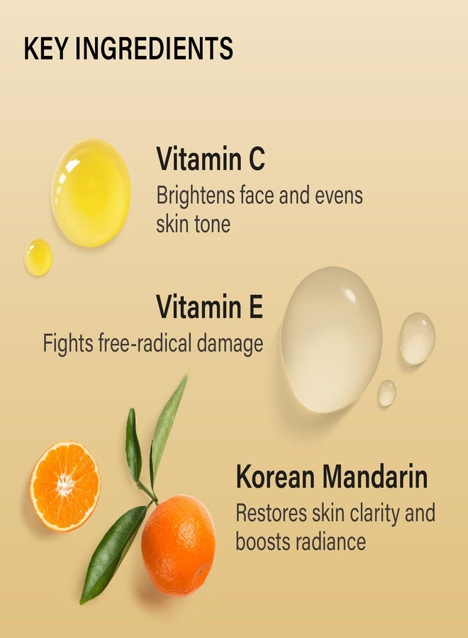 Melixir Mandarin Vitamin CE Hydration Cream, Niacinamide & Panthenol, Vitamin Capsules for Skin Radiance & Uneven Tone, Daily Face Moisturizer for Dry and Dull Skin, Korean Skincare (1.0 fl.oz./30ml) - Image 4