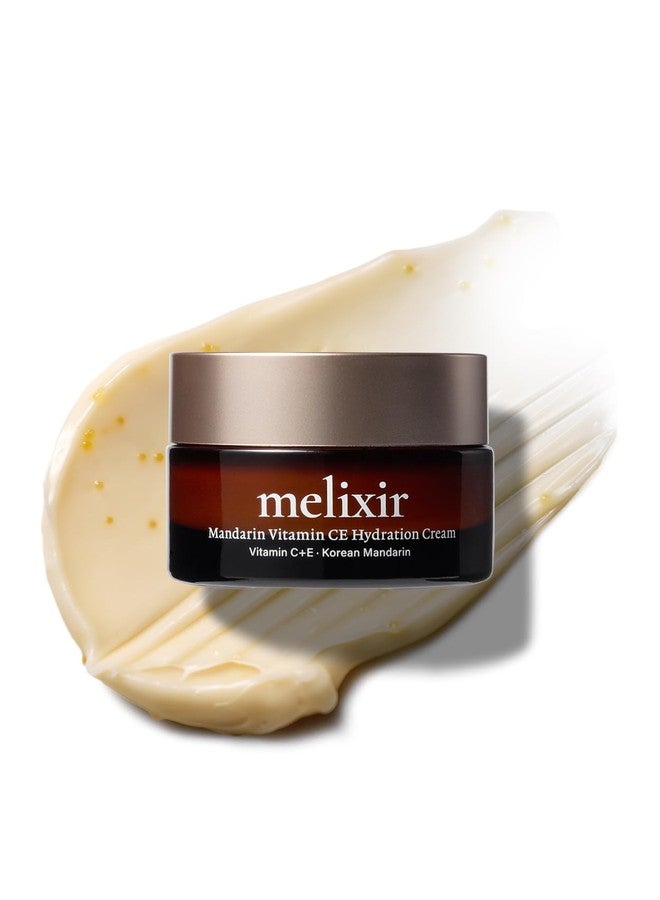 Melixir Mandarin Vitamin CE Hydration Cream, Niacinamide & Panthenol, Vitamin Capsules for Skin Radiance & Uneven Tone, Daily Face Moisturizer for Dry and Dull Skin, Korean Skincare (1.0 fl.oz./30ml) - Image 1