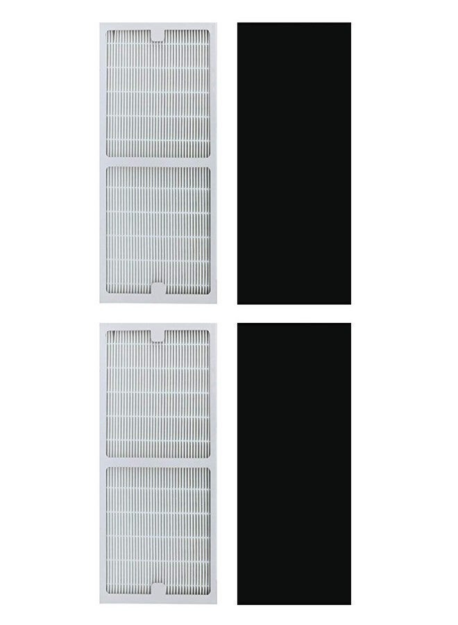 HALIEVE Replacement Idylis Air Purifier Filters C - 2 Pack Hepa & Carbon Filter Set for Idylis Air Purifiers IAP-10-280, IAP-10-200, Part # IAF-H-100C, IAFH100C - Image 1