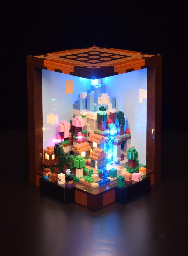 LIGHTGO مجموعة إضاءة LED LightGo مصممة لـ Lego 21265 متوافقة مع Minecraft مجموعة بناء طاولة الصياغة - لا تشمل النموذج - Image 4