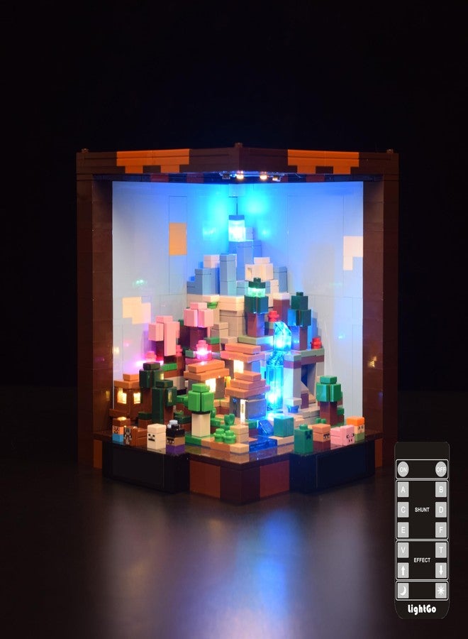 LIGHTGO مجموعة إضاءة LED LightGo مصممة لـ Lego 21265 متوافقة مع Minecraft مجموعة بناء طاولة الصياغة - لا تشمل النموذج - Image 1