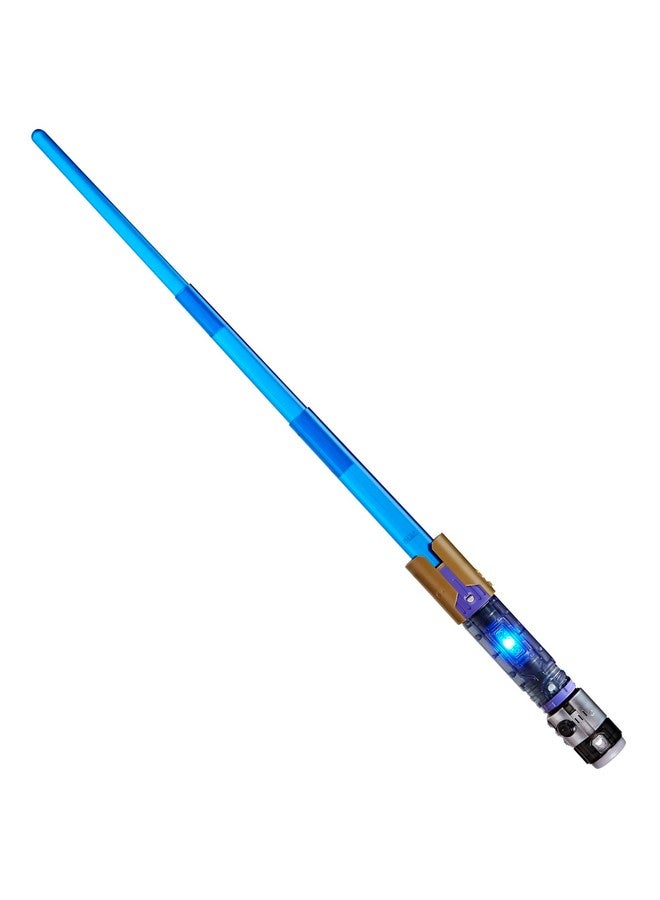 STAR WARS STAR WARS Lightsaber Forge Kyber Core Jedi Master Sol, Officially Licensed Blue Customizable Electronic Lightsaber, Toys for 4 Year Old Boys and Girls & Up - Image 1