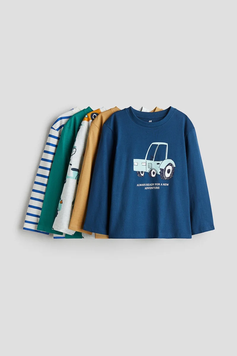 H&M 5-pack long-sleeved T-shirts