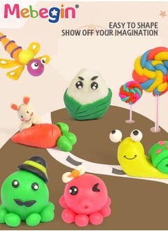 MEBEGIN Modeling Compound Toys Handmade Plasticine Children's Toys 24 Pack Case Of Colors Non-toxic 50g Cans  - Image 3