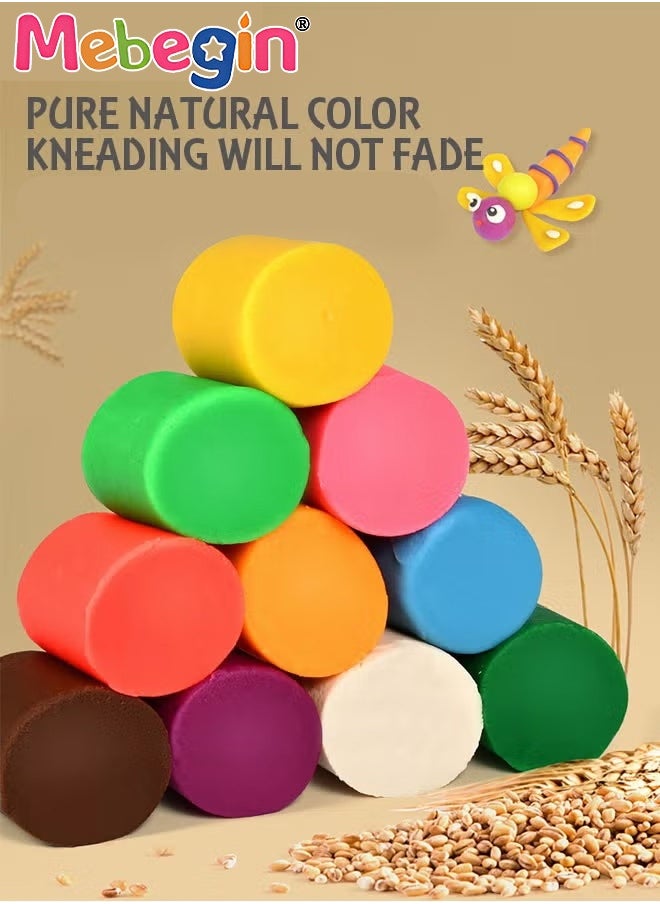 MEBEGIN - Modeling Compound Toys Handmade Plasticine Children's Toys 24 Pack Case Of Colors Non-toxic 50g Cans - Image 1