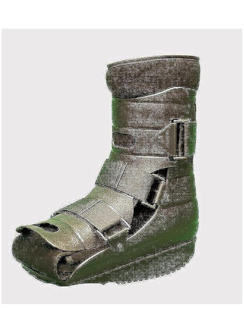 Short Ankle Stabilizer Boot – Cushioned Shock-Absorbing Sole – Foam Lining – Easy Closure Straps – Unisex