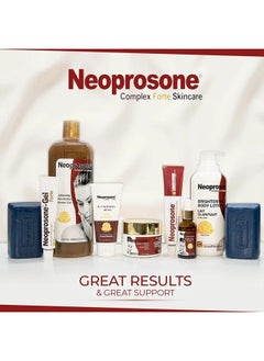 Neoprosone , Skin Brightening Cream | 1.7 Fl oz / 50 ml | Fade Dark Spots on: Face, Elbows, Knees, Body | with Alpha Arbutin, Lactic Acid, Castor Oil  - Image 5