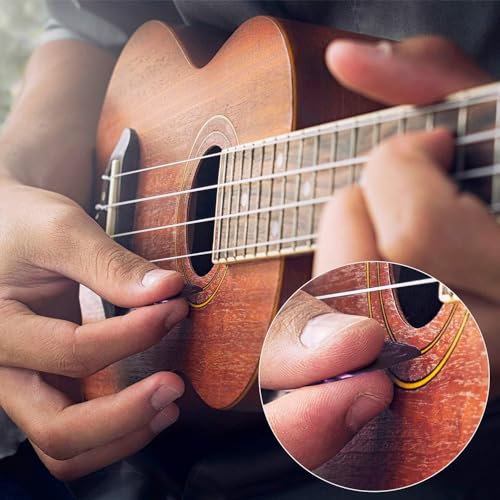 Mustang Stylish Colorful Celluloid Guitar Plectrums for Acoustic Guitar Electric Guitar PACK 20 PICKS AND 2 PICK HOLDER - Image 3