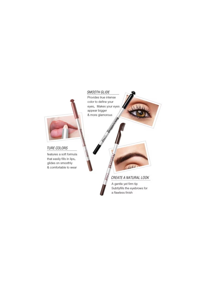 Mn - Eye Lip And Eyebrow 3In 1 Kit 288 Pieces - Image 1