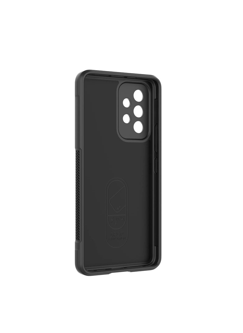 ماركة غير محددة - جراب موبايل ماجيك شيلد  سيليكون مضاد للصدمات وحمايه للكاميرا متوافق  Samsung Galaxy A53  (اسود) - Image 1