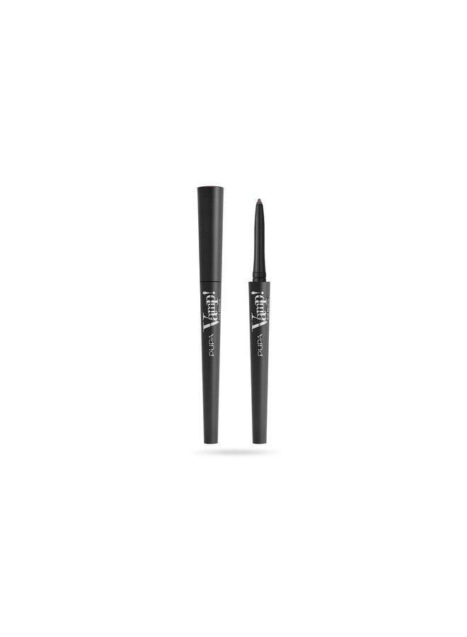 PUPA Milano Vamp! Waterproof Eye Pencil 202 Outstanding Brown Rich, Cream Liner Pencil To Make Eyes Pop Long Lasting, Smudge, Tear, Sweat, And Waterproof Formula 0.12 Oz - Image 2