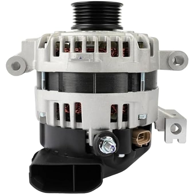 ASAPE 11168 High Output Replacement New Alternator Fit for Mazda 6 2.3L 2006-2008 for Mazda 6 2.5L 2009-2013 for Mazda MX-5 Miata 2.0L 2006-2008 - Image 1
