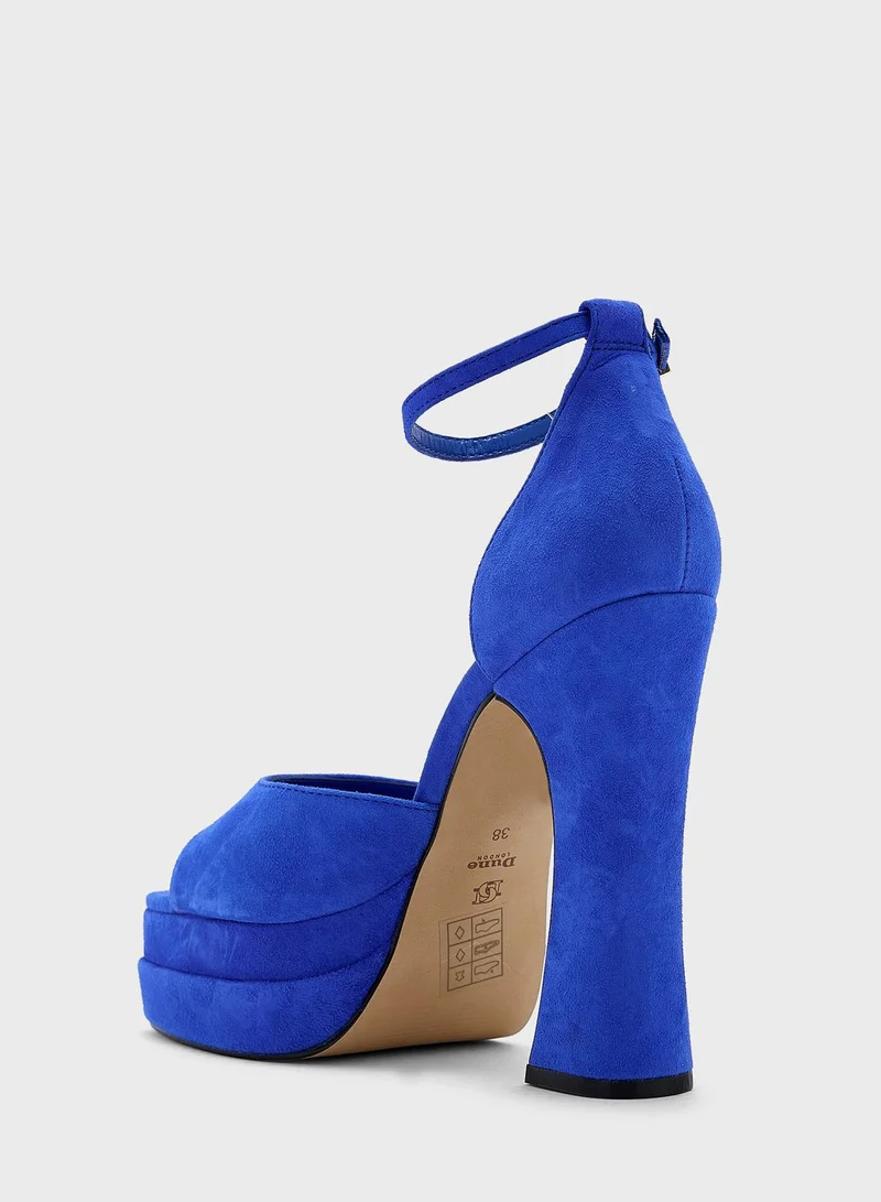 Dune LONDON Mega High Heel Peep Toe Pumps
