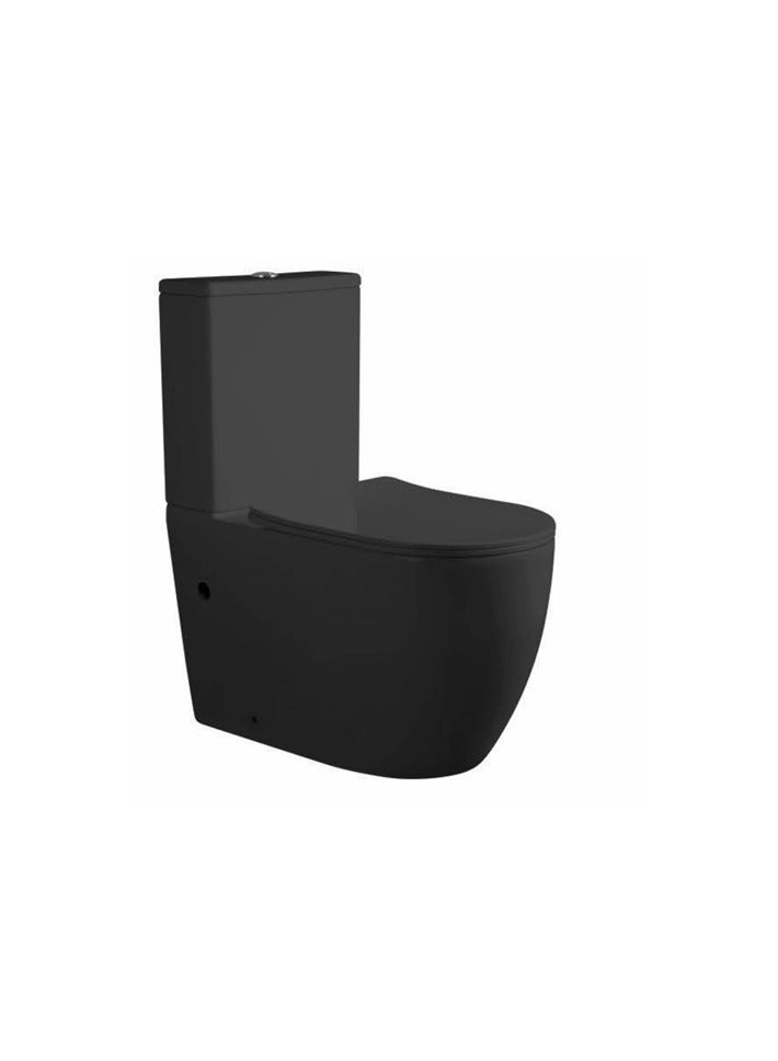 SONET 2060-Matt Black TWO PIECES WC S-TRAP - Image 1