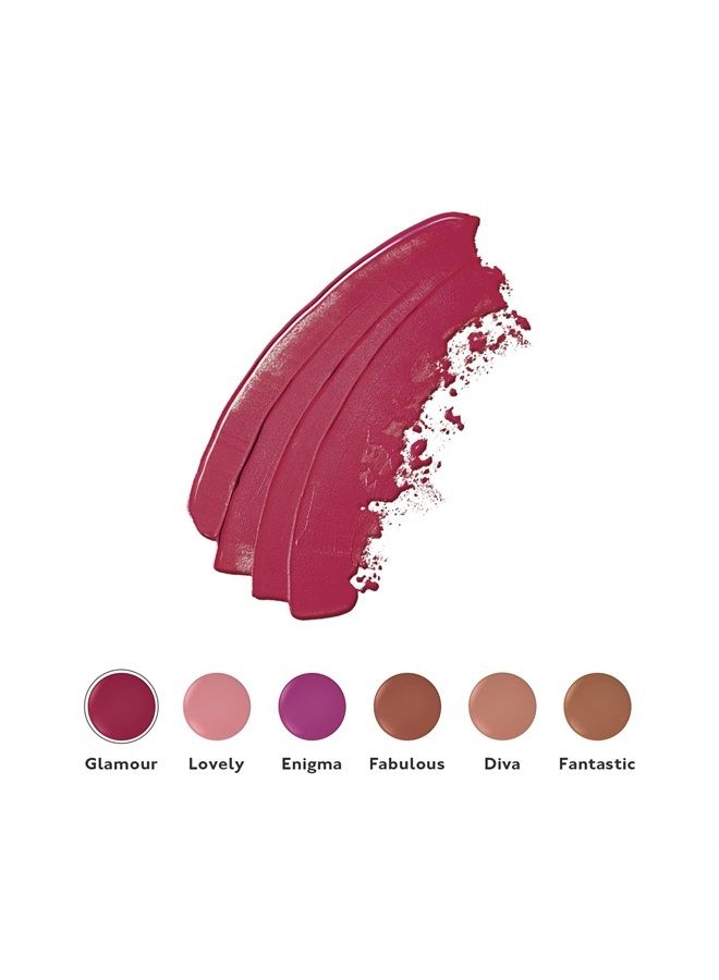 Marvelous Color Matte Lips Nude Velvet Liquid Lipstick – Soft Matte Lip Cream for Long-lasting Makeup, 0.13 Oz (Glamour)