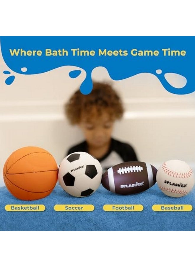 SplashEZ - Mold Free Bath Toys For Babies And Toddlers No Hole Bath Toys Non Squirting Bath Toys No Mold For Tub Beach Pool Bpafree Safe Fun Infant Baby Bath Toys No Holes 0 13 6 12 18 Month - Image 1