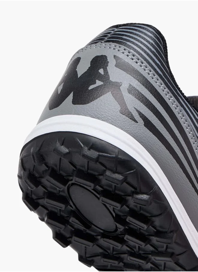 Kappa Boys' Printed Sports Shoes with Hook and Loop Closure