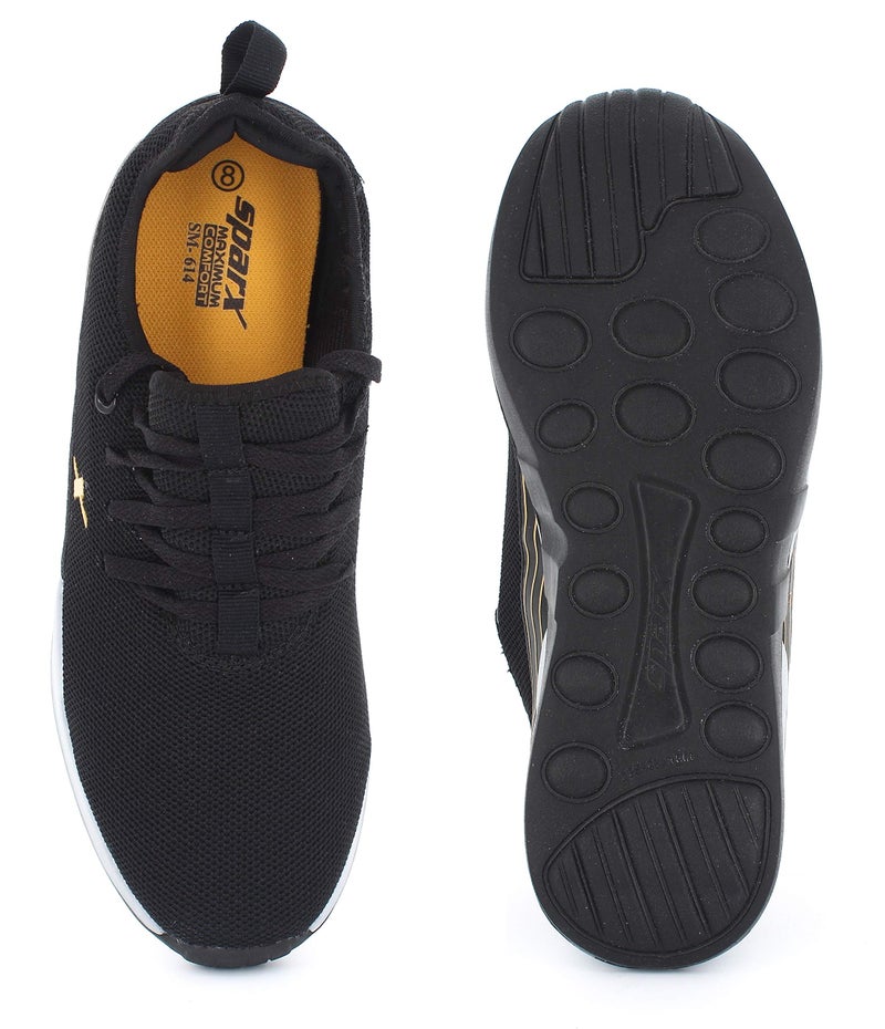 Sparx Men SM-614 Black Golden Sports Shoes - Image 5