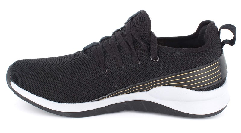 Sparx Men SM-614 Black Golden Sports Shoes - Image 3