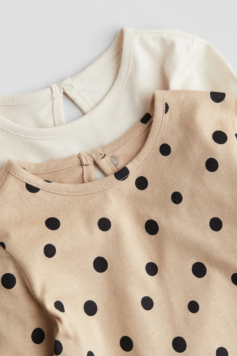 اتش اند ام 2-Pack Long-Sleeved Cotton Tops