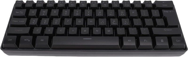 Depisuta لوحة مفاتيح ألعاب RGB، لوحة مفاتيح USB بـ 61 مفتاحًا مع 8 ألوان إضاءة خلفية، أغطية مفاتيح منحنية، تصميم مريح، لاسلكي 2.4 جيجاهرتز، نطاق 10 أمتار، لأنظمة W7، 8، 10، 11، أندرويد - Image 1