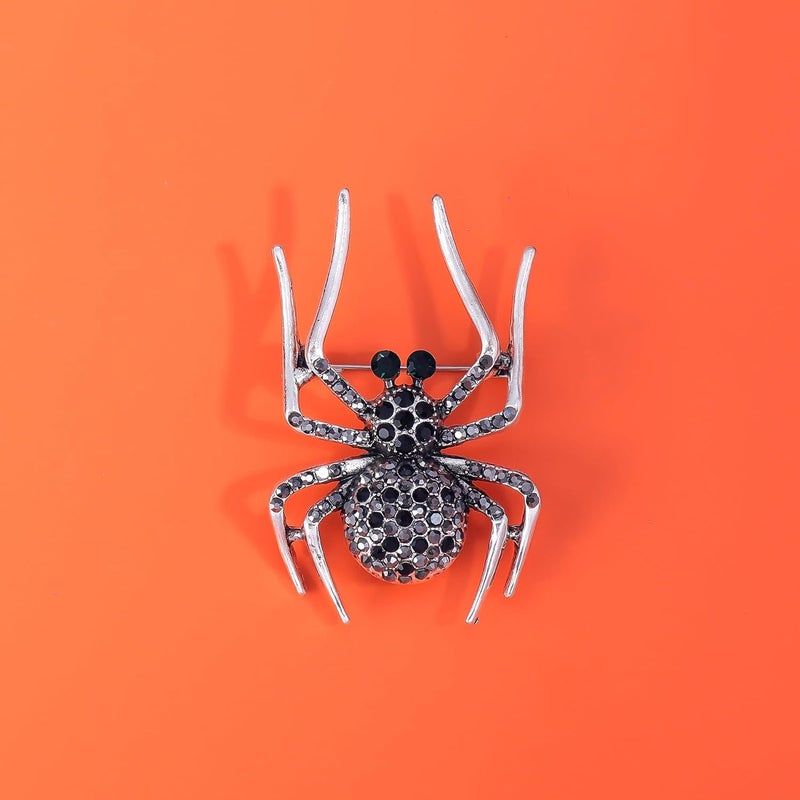 YOQUCOL Halloween Spider Shape Brooch Pins for Women Girls Gift - Image 3