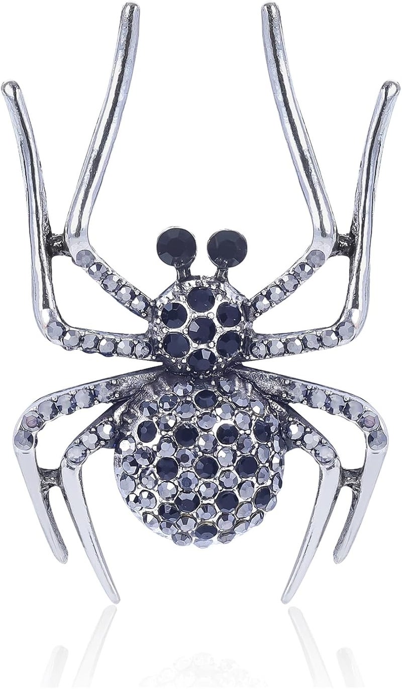 YOQUCOL Halloween Spider Shape Brooch Pins for Women Girls Gift - Image 1