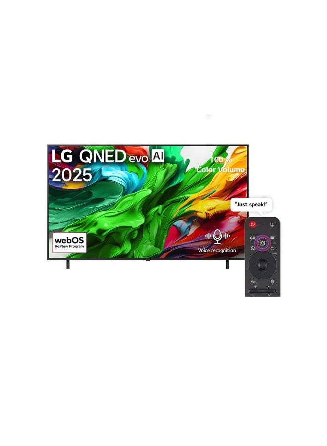 100 inch Qned AI 4K 144Hz Smart TV AI Magic remote webOS25 2025 100QNED86A6-AMAG black