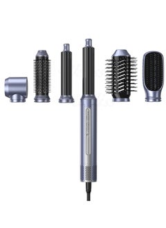 RedMapleTEK Curling Wand Set，6 in 1 Multistyler Hair Styling Tools Blow Dryer w/ 200 Millions Ions & Coanda Tech - 110000 RPM Curling Wand Straightener Brush Volumizer - Auto Wrap Curlers Air Drying Styler.  - Image 1