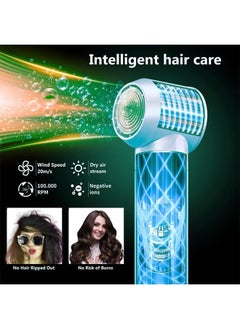 RedMapleTEK Curling Wand Set，6 in 1 Multistyler Hair Styling Tools Blow Dryer w/ 200 Millions Ions & Coanda Tech - 110000 RPM Curling Wand Straightener Brush Volumizer - Auto Wrap Curlers Air Drying Styler.  - Image 3