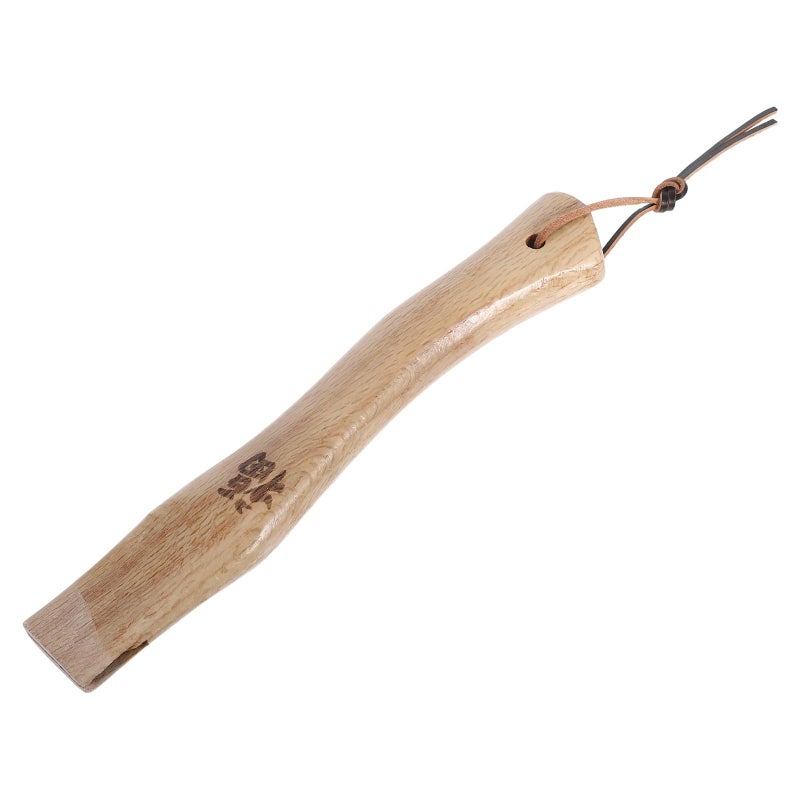 Wooden Axe Handle Replacement 26cm with Wedges for Outdoor Camping Gardening Tools Ergonomic Grip - Image 2