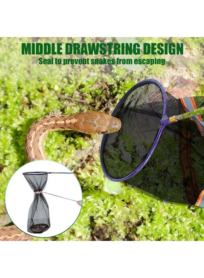 IC ICLOVER IC ICLOVER Snake Catcher Net, Snake Grabber Handling Tool, Snake Catching Net with Telescopic Pole, Adjustable Snake Capture Stick, Rattle Snake Catching and Transport Picker, Extended from 16" to 59"  - Image 5