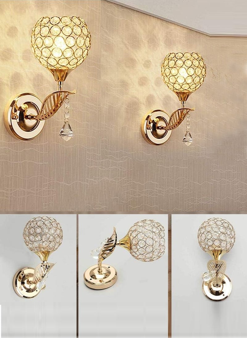 ERENYEA Modern Crystal Wall Lamp E27 (Without Light Source) - Image 4