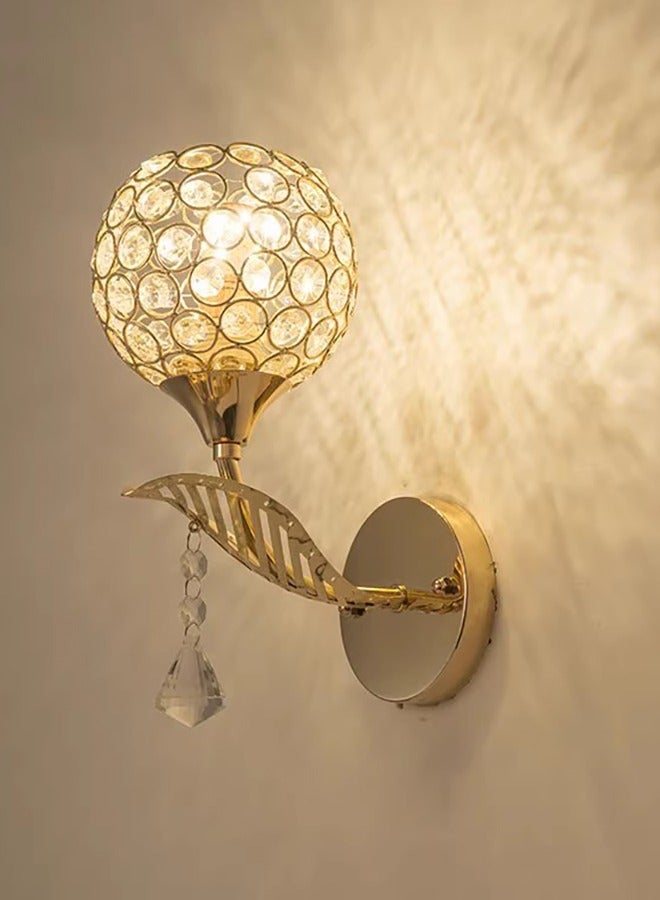 ERENYEA Modern Crystal Wall Lamp E27 (Without Light Source) - Image 1