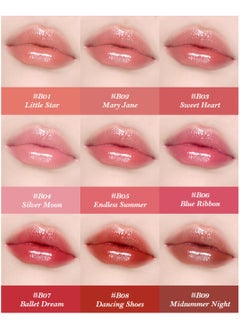 Flower Knows Swan Ballet Solid Lip Glaze Mirror Lipstick Processional Makeup Lip-gloss Moisturizing Korean Hydrating Lipstick (B04 Silver Moon)  - Image 5
