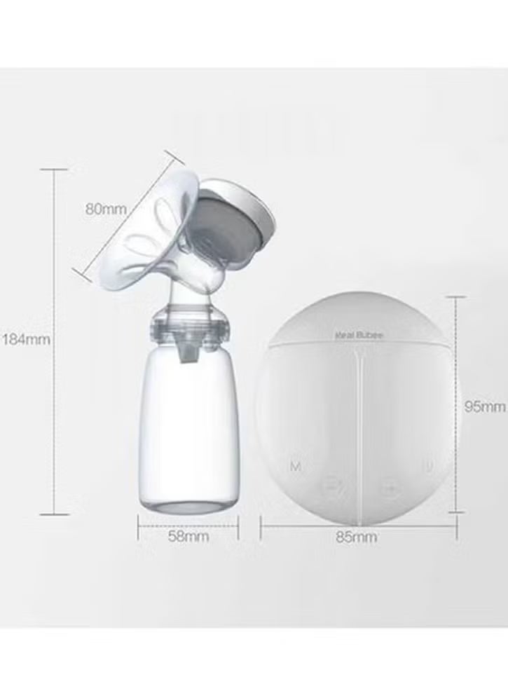 Real Bubee 2-Piece Portable Double Electric Breastfeeding Breast Pump With Baby Bottles - Image 3