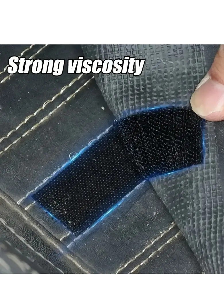 10 أزواج من ملصقات تثبيت غير مرئية لحصائر السيارة والأرضيات - لاصقات مانعة للانزلاق للاستخدام المنزلي والسيارات (حجمان) - Image 5