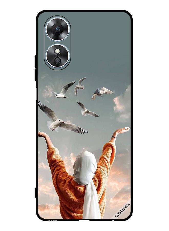 Covernex Protective Case Cover For Oppo A17 Flying Birds - Image 1