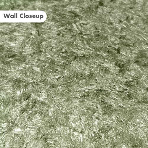 ALOXE Liquid Wallpaper for Walls Décor (2kg) | Easy to Apply Plant Based Eco Friendly Wall Décor with 110sqft Coverage New Age Seam Less Finish Decorative Wall Covering (ArtLine-B-056-Matte Green) - Image 4